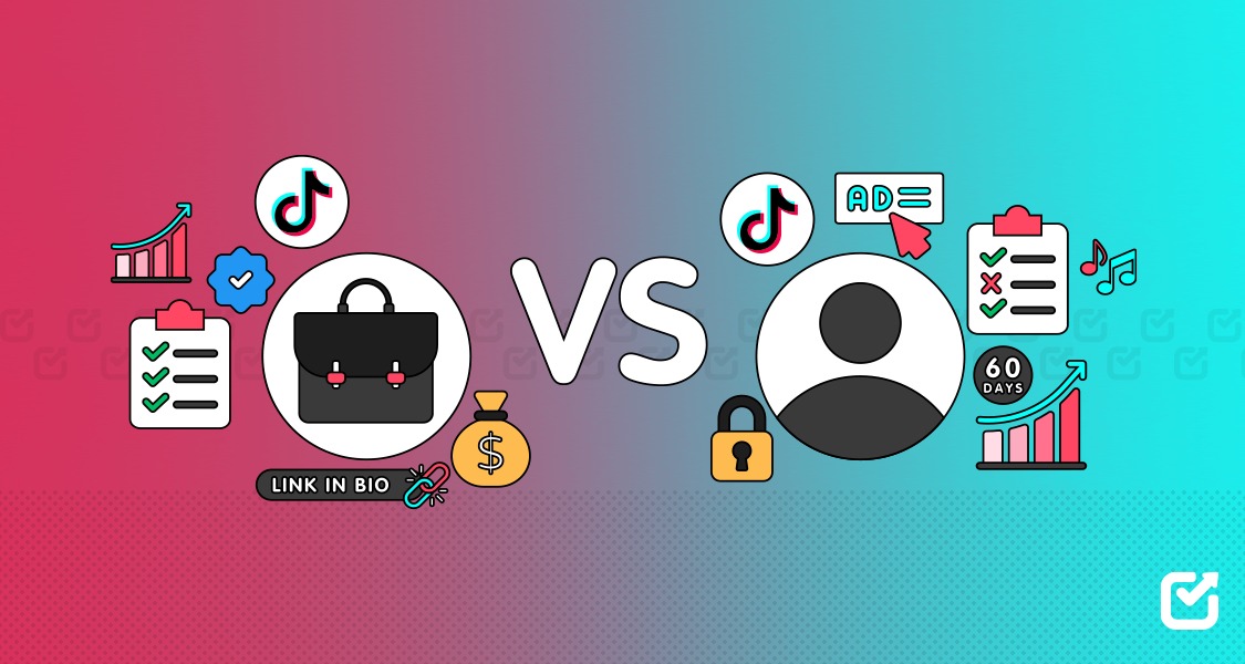 tiktok business account vs personal